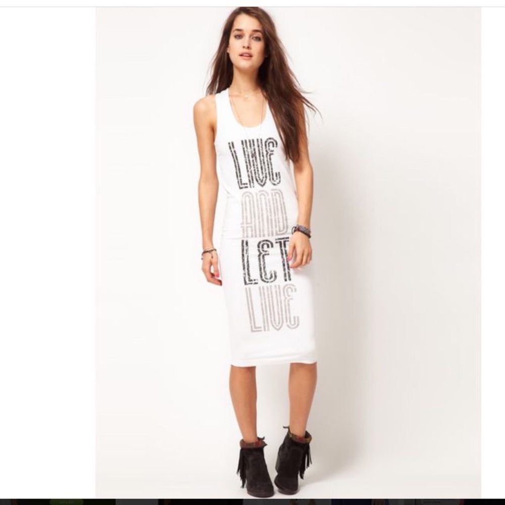 ASOS  Live and Let Live Racerback Dress